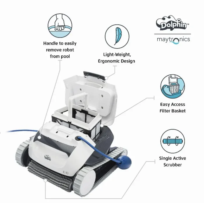 E10 Robotic Pool Cleaner - Image 5